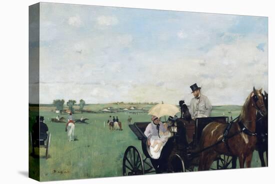 At the Races in the Countryside-Edgar Degas-Premier Image Canvas