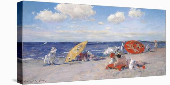 At the Seaside, c.1892-William Merritt Chase-Stretched Canvas