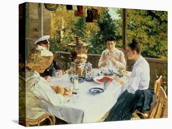 At the Tea-Table, 1888-Konstantin A. Korovin-Premier Image Canvas