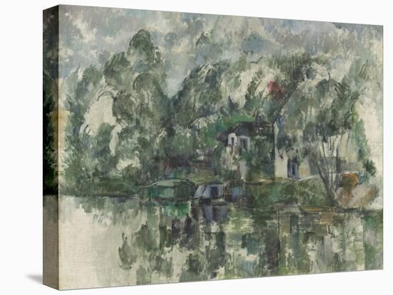 At the Water's Edge, C. 1890-Paul Cézanne-Premier Image Canvas