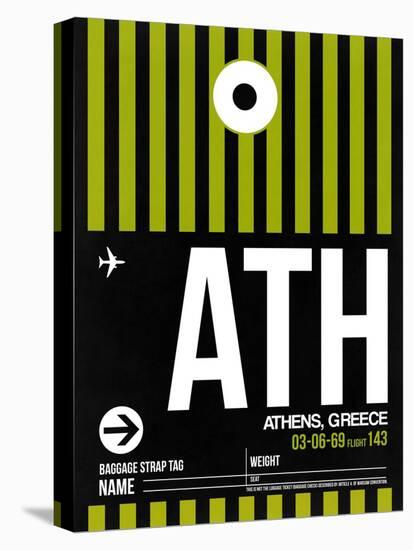 ATH Athens Luggage Tag 2-NaxArt-Stretched Canvas