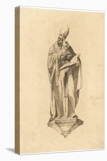 Athanasius with Book-William Hamilton-Premier Image Canvas
