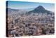 Athens, Attica, Greece. View over Athens from the Acropolis to 277 meter high Mount Lycabettus...-null-Premier Image Canvas