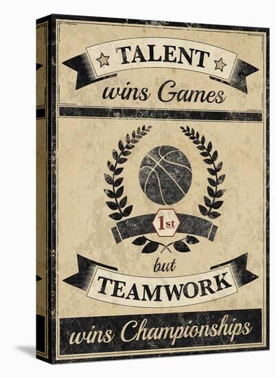 Athletic Wisdom - Team-The Vintage Collection-Stretched Canvas