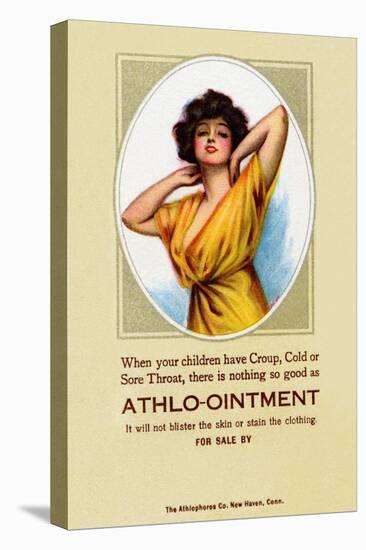 Athlo - Ointment for Croup, Cold or Sore Throat-null-Stretched Canvas