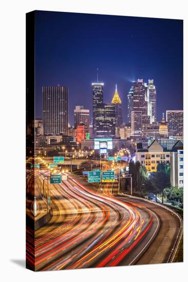 Atlanta, Georgia, USA Highway and Skyline.-SeanPavonePhoto-Premier Image Canvas