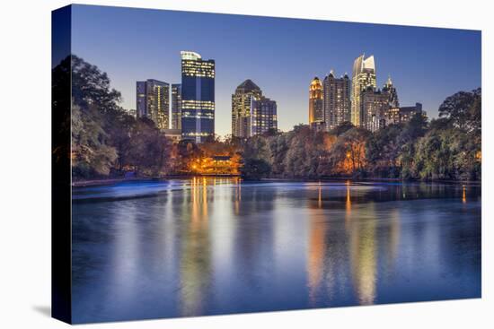 Atlanta, Georgia, USA Midtown Skyline from Piedmont Park.-SeanPavonePhoto-Premier Image Canvas