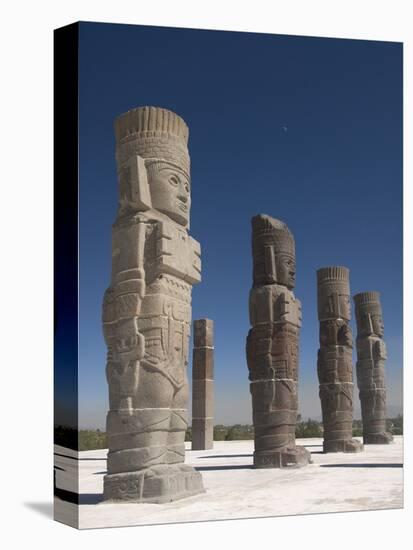 Atlantes Warrior Statues, Temple of Quetzalcoatl, Tula De Allende, Hidalgo, Mexico-Richard Maschmeyer-Premier Image Canvas