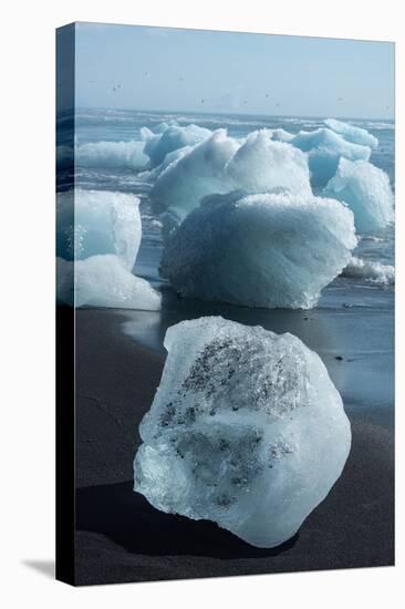 Atlantic Coast with Iceberg Remains at the Jškulsarlon-Catharina Lux-Premier Image Canvas