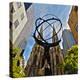 Atlas Sculpture and St. Patrick's Cathedral, Manhattan, New York-Sabine Jacobs-Premier Image Canvas