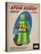 Atom Robot-Mark Rogan-Stretched Canvas