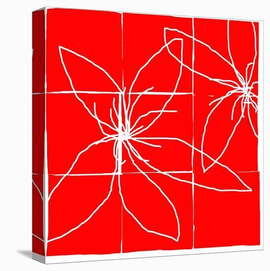 Atomic Floral Four-Jan Weiss-Stretched Canvas