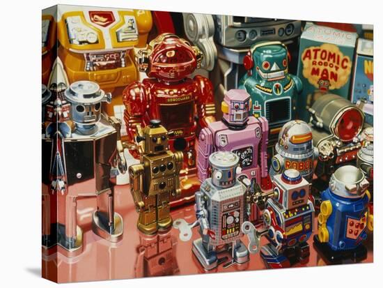 Atomic Robot Men-Don Jacot-Stretched Canvas