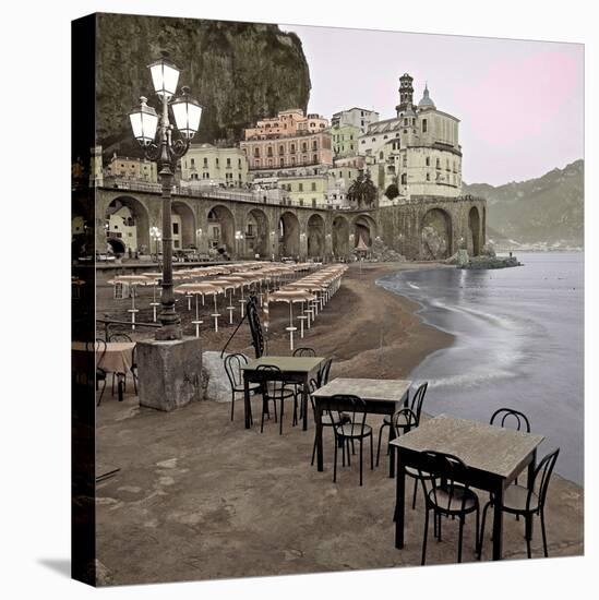 Atrani Caffe #5-Alan Blaustein-Stretched Canvas