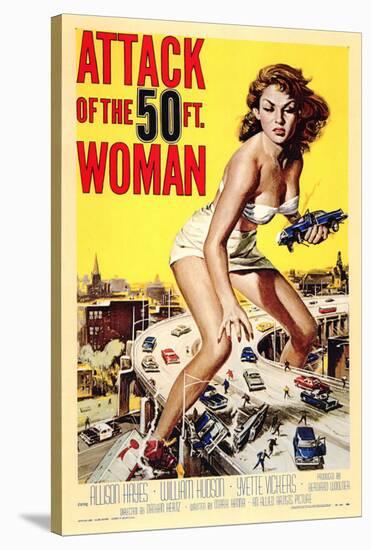 Attack of the 50 Foot Woman-null-Stretched Canvas