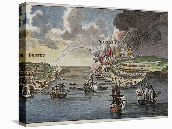 Attack on Bunker Hill and Burning of Charlestown Known asBattle of Bunker's Hill-null-Premier Image Canvas