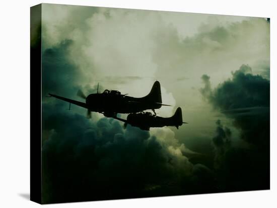 Attack on Wake Island, US Navy-null-Premier Image Canvas