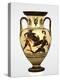 Attic Black-Figure Neck Amphora with Two Warriors Battling-null-Premier Image Canvas