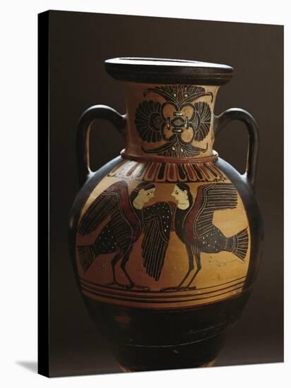 Attic Vase Depicting Two Harpies, Black-Figure Pottery, 5th Century BC-null-Premier Image Canvas