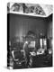 Attorney General Robert F. Kennedy Standing at His Desk-null-Premier Image Canvas