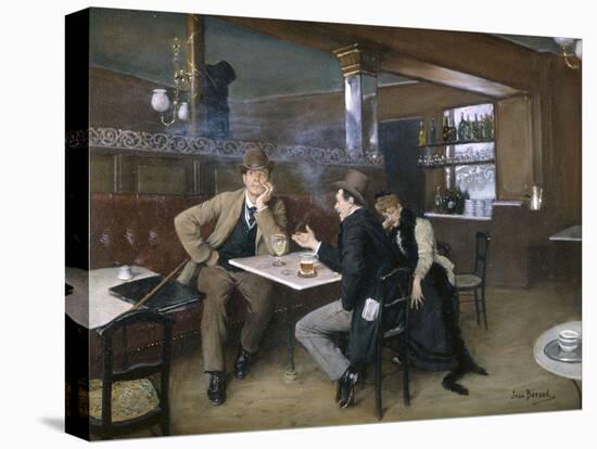 Au Bistro-Jean Béraud-Premier Image Canvas