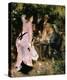 Au Jardin Du Moulin-Pierre-Auguste Renoir-Stretched Canvas