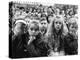 Audience of Children Sitting Very Still, with Rapt Expressions, Watching Puppet Show at Tuileries-Alfred Eisenstaedt-Premier Image Canvas