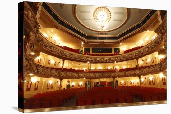 Auditorium of the Grand Theatre, Swansea, South Wales, 2010-Peter Thompson-Premier Image Canvas
