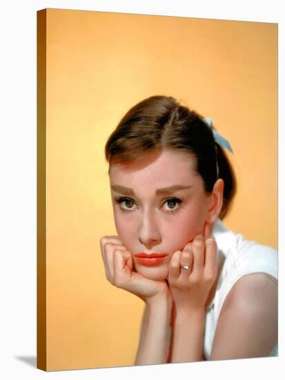 Audrey Hepburn, 1957.-null-Premier Image Canvas