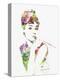 Audrey Hepburn 2-NaxArt-Stretched Canvas