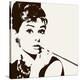 Audrey Hepburn (Cigarello)-null-Stretched Canvas