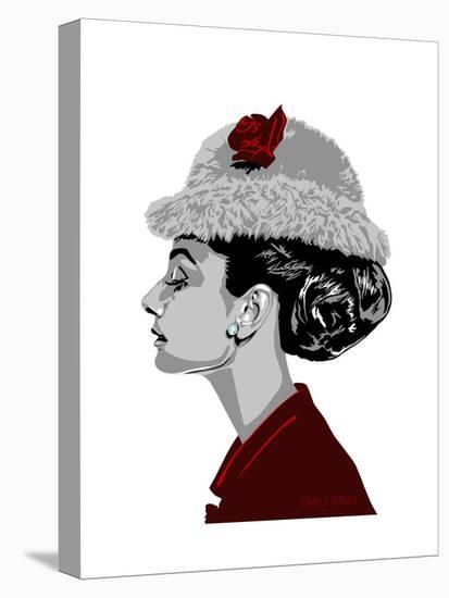 Audrey Hepburn - I Believe in Red-Emily Gray-Premier Image Canvas
