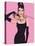 Audrey Hepburn (Pink)-null-Stretched Canvas
