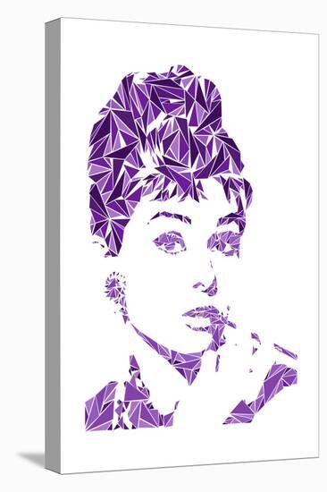 Audrey Hepburn-Cristian Mielu-Stretched Canvas