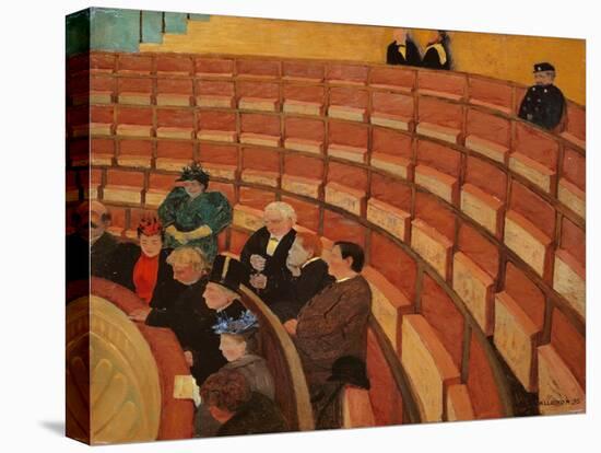 Auf der 3.Galerie im Théatre au Châtelet 1895-Felix Vallotton-Premier Image Canvas