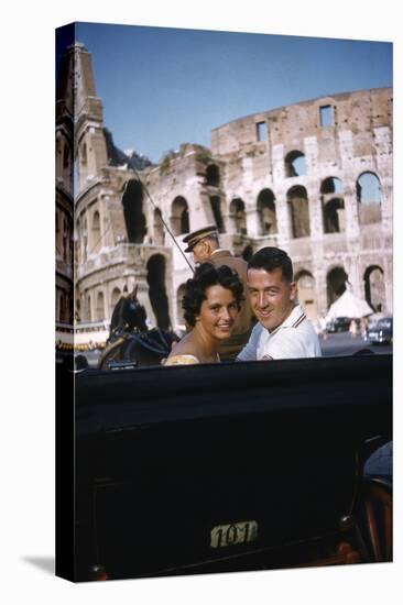 August 1960: Harold Connolly and His Wife Olga Fikotova at the 1960 Rome Olympic Games, Rome-Mark Kauffman-Premier Image Canvas