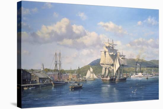 'Aurelia' at Camden, Maine-Roy Cross-Stretched Canvas