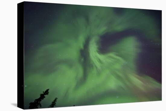 Aurora Borealis in Clear Skies, Yukon, Canda-null-Premier Image Canvas