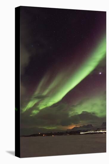 Aurora Borealis (Northern Lights), Abisko, Lapland, Arctic Circle, Sweden, Scandinavia, Europe-Christian Kober-Premier Image Canvas