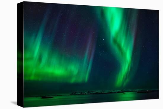 Aurora Borealis or Northern Lights, Stykkisholmur, Snaefellsnes Peninsula, Iceland-Ragnar Th Sigurdsson-Premier Image Canvas