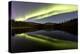Aurora Borealis over Hidden Lake, Yukon, Canada-null-Premier Image Canvas