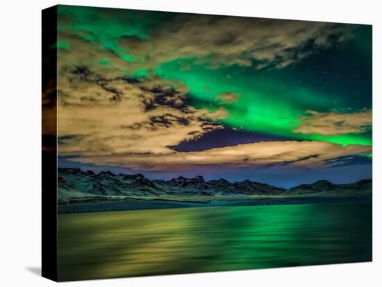 Aurora Borealis over Lake Kleifarvatn, Iceland-Arctic-Images-Premier Image Canvas