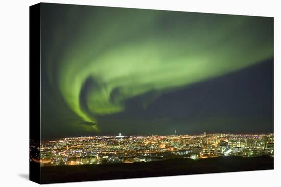 Aurora Borealis over Reykjavik-Arctic-Images-Premier Image Canvas