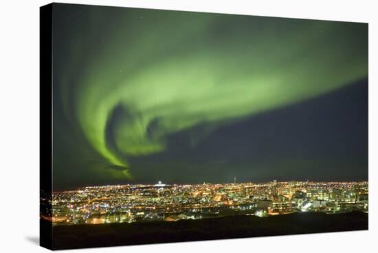 Aurora Borealis over Reykjavik-Arctic-Images-Premier Image Canvas