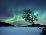 Aurora Borealis over Sandvannet Lake in Troms County, Norway-Stocktrek Images-Stretched Canvas