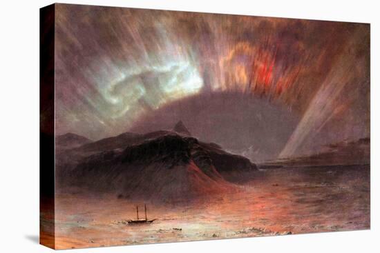 Aurora Borealis-Frederic Edwin Church-Stretched Canvas