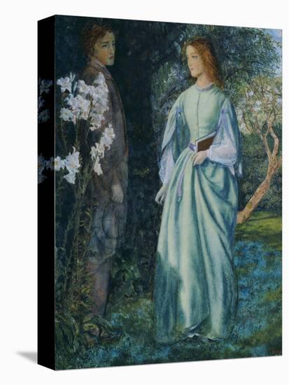 Aurora Leigh's Dismissal of Romney (The Tryst)-Arthur Hughes-Premier Image Canvas