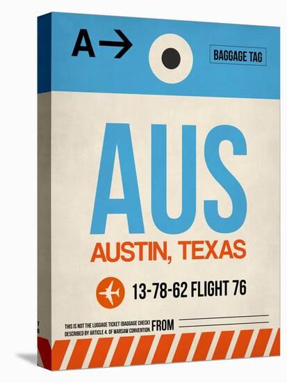 AUS Austin Luggage Tag I-NaxArt-Stretched Canvas
