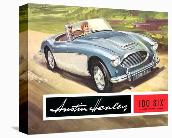 Austin Healey 100 Six 2 Seater-null-Stretched Canvas