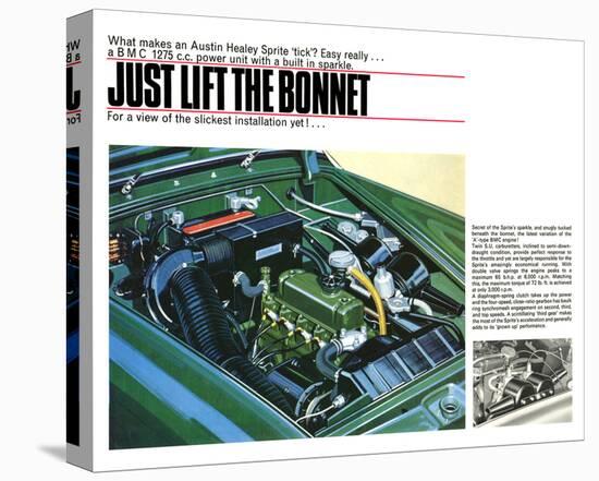 Austin - Just Lift the Bonnet-null-Stretched Canvas